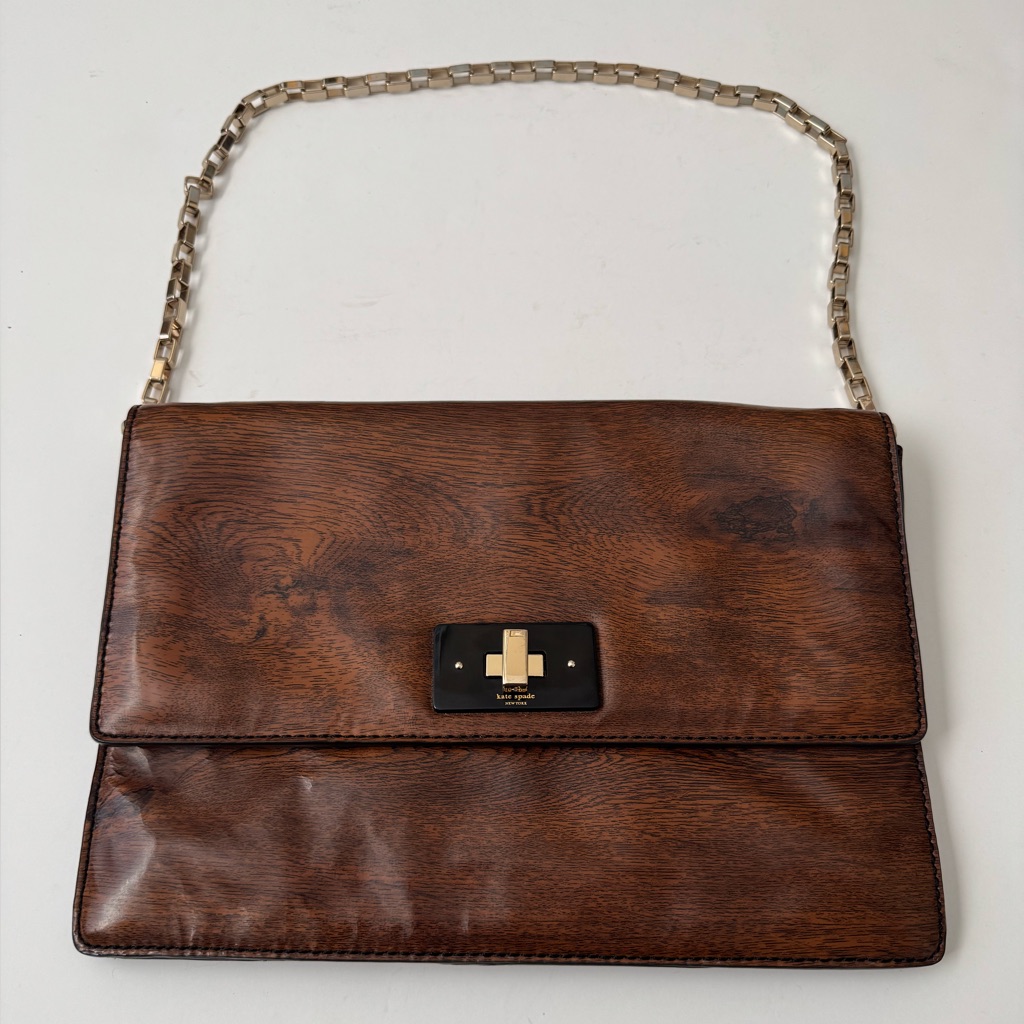 Kate Spade Madison Bag In Knock On Wood Mahogany